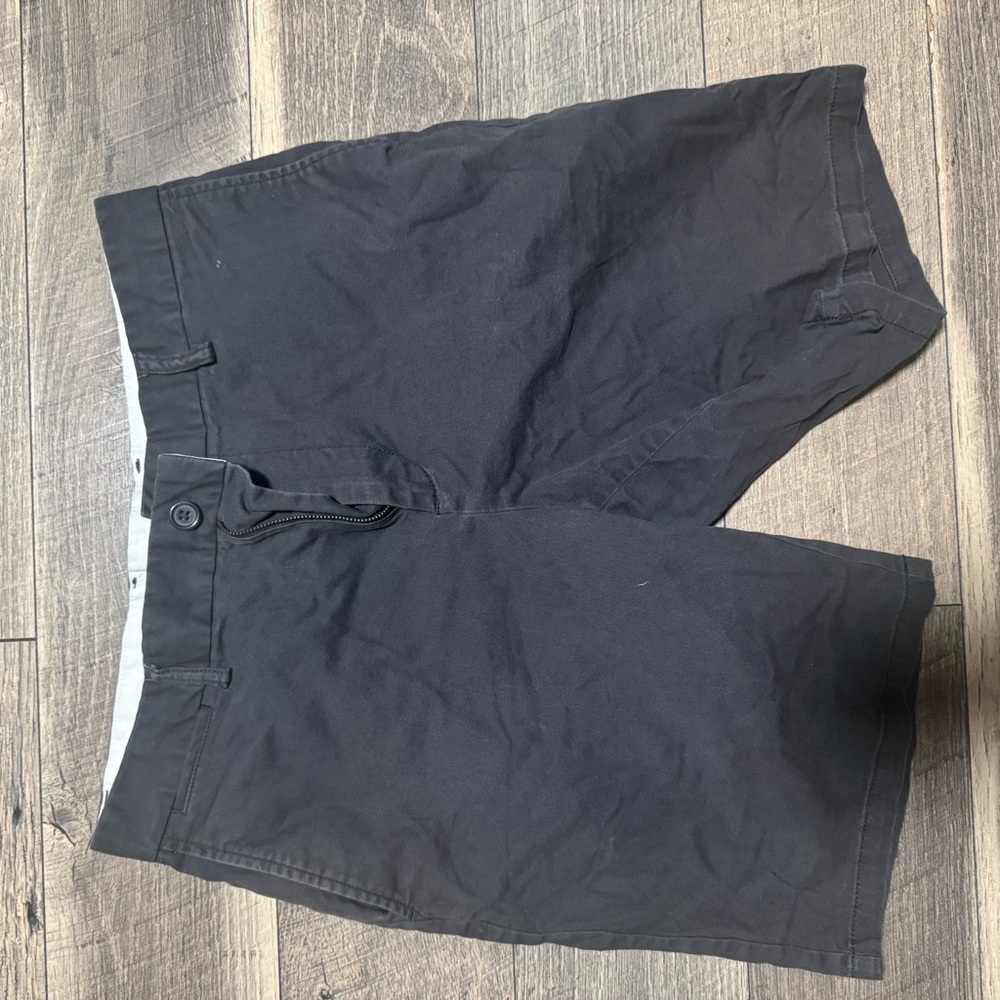 Old Navy Men's Black Flat Front Shorts